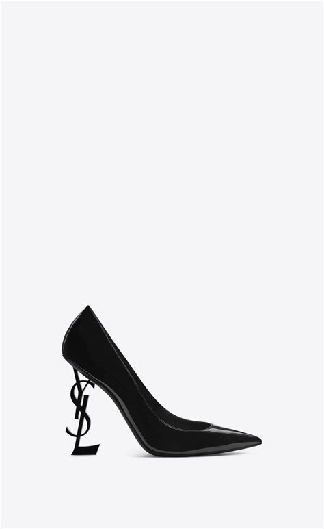 yves saint laurent black platform pumps|ysl opyum pumps.